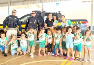 " Paranaiba " Demutran oferece palestra para os alunos do Lar Tereza Spinelli