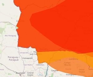 Coxim está em segundo lugar entre as 10 cidades mais quentes do país, sendo 7  de MS e Inmet põe Estado em perigo extremo para calor