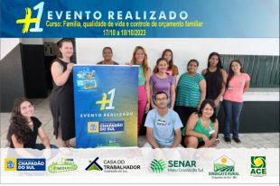 Plano Municipal de Qualificação e Gestão: Encerramento do Curso "Família, Qualidade de Vida e Controle Orçamentário"